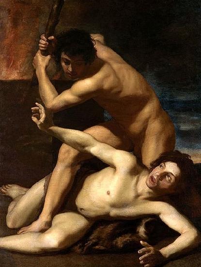 Bartolomeo Manfredi Cain Kills Abel Sweden oil painting art
